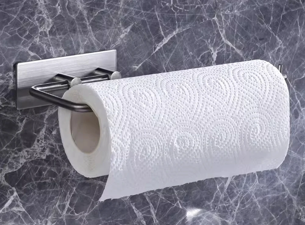 Ruostumattomasta teräksestä valmistetun pehmopaperipidikkeen ominaisuudet.
